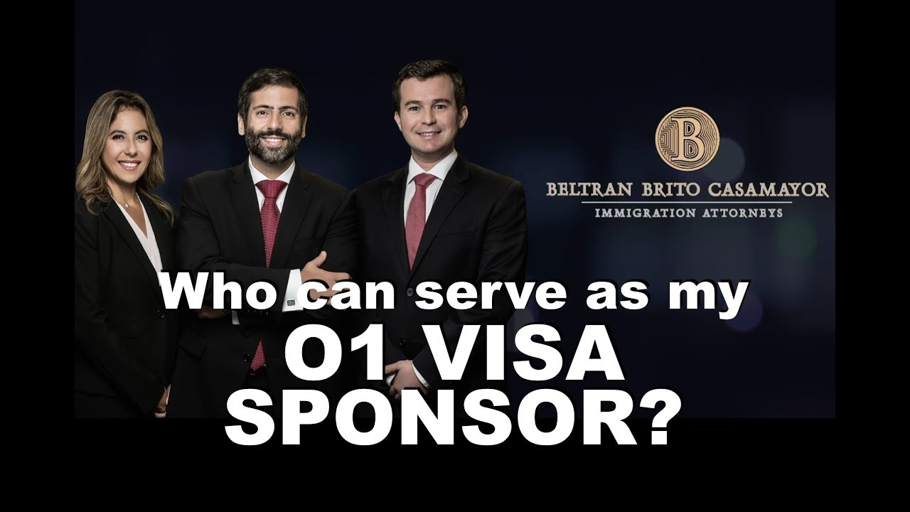 Who can serve as my O1 VISA  SPONSOR?