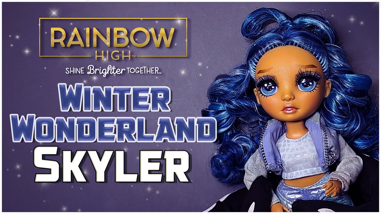 ✨Худшая Скалер из всех 😭 - Rainbow high - Skyler - Winter Wonderland ✨