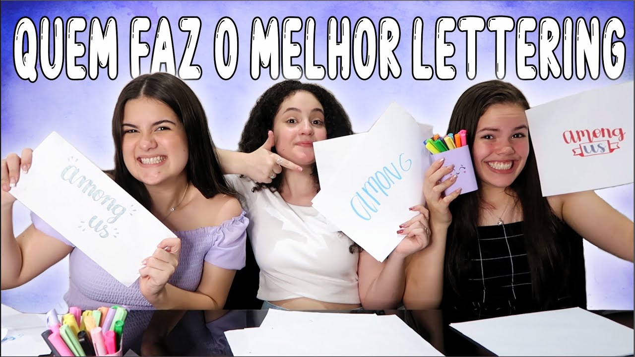 DESAFIO DE LETTERING Ft DIÁRIO DA CAROL E MANUZINHA STAR