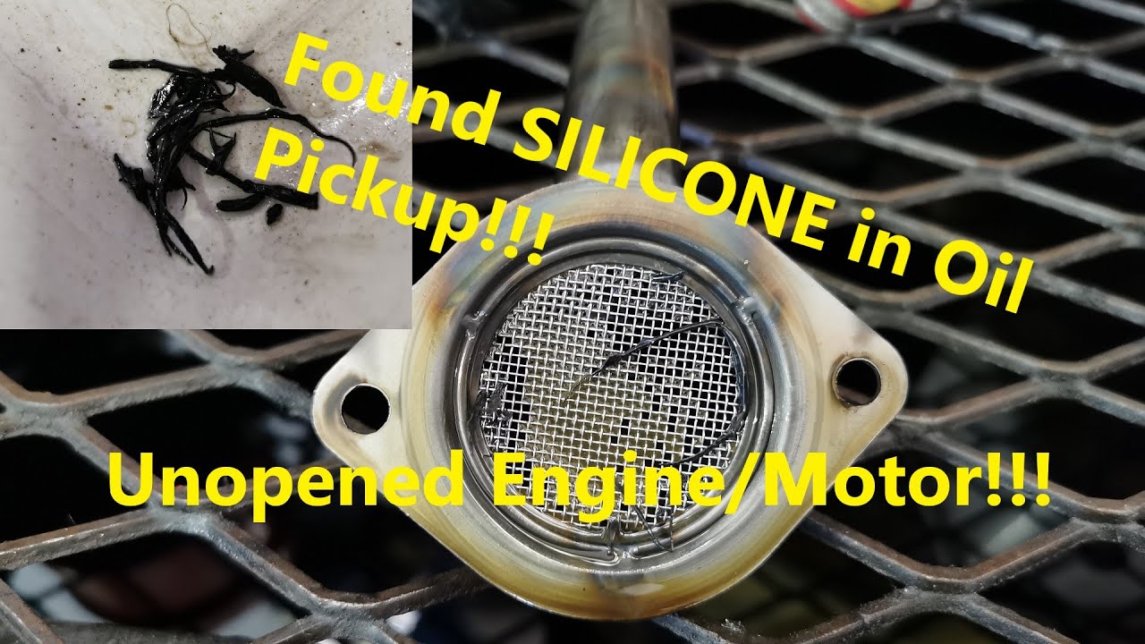 UNBELIEVABLE! There are SILICONES stuck in the Oil Pickup! Unopened Motor | Toyota 86 FA20 ISSUES