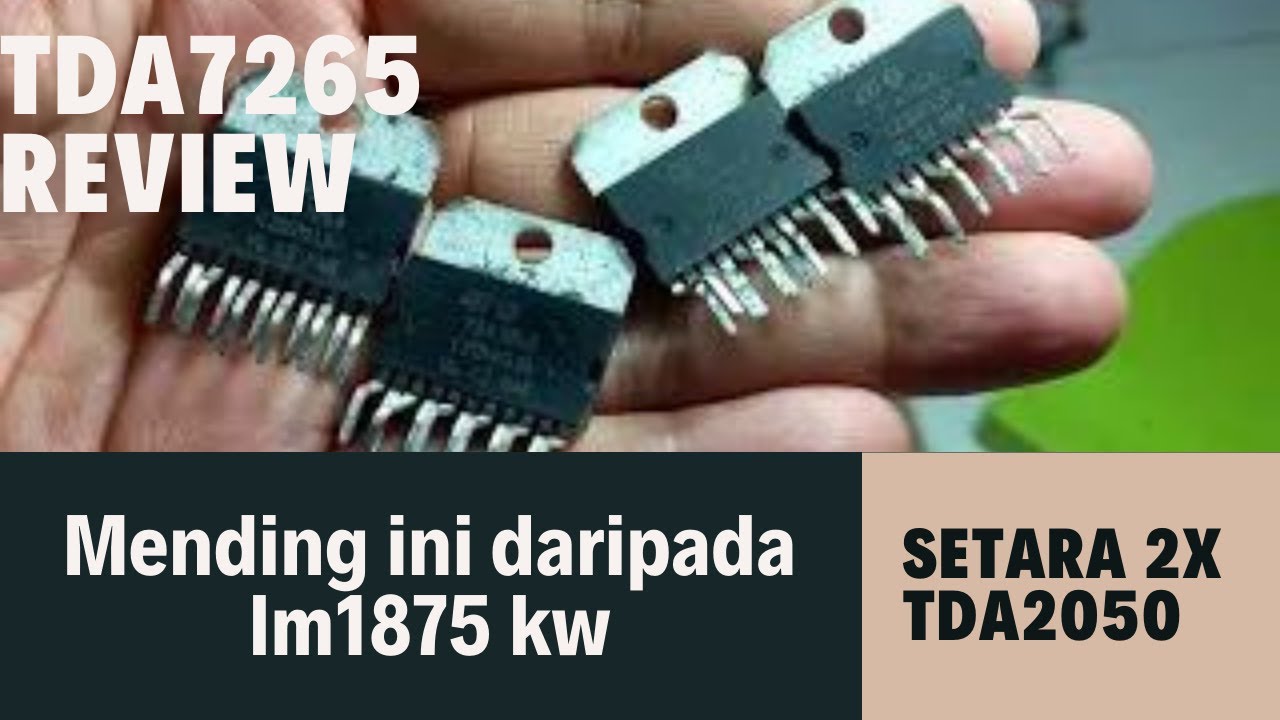 Tda7265 Review | Tes Suara | Mending ini daripada lm1875 kw / tda2050