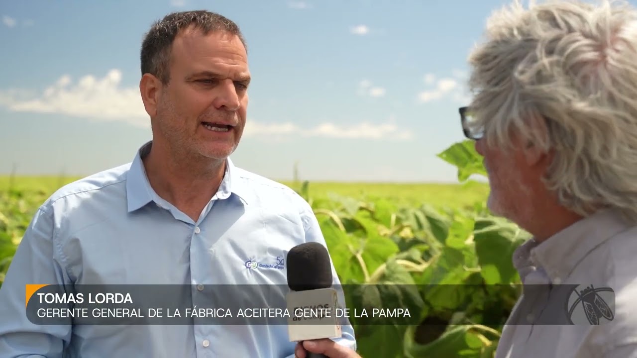 Tomas Lorda, gerente general de la fábrica aceitera Gente de La Pampa