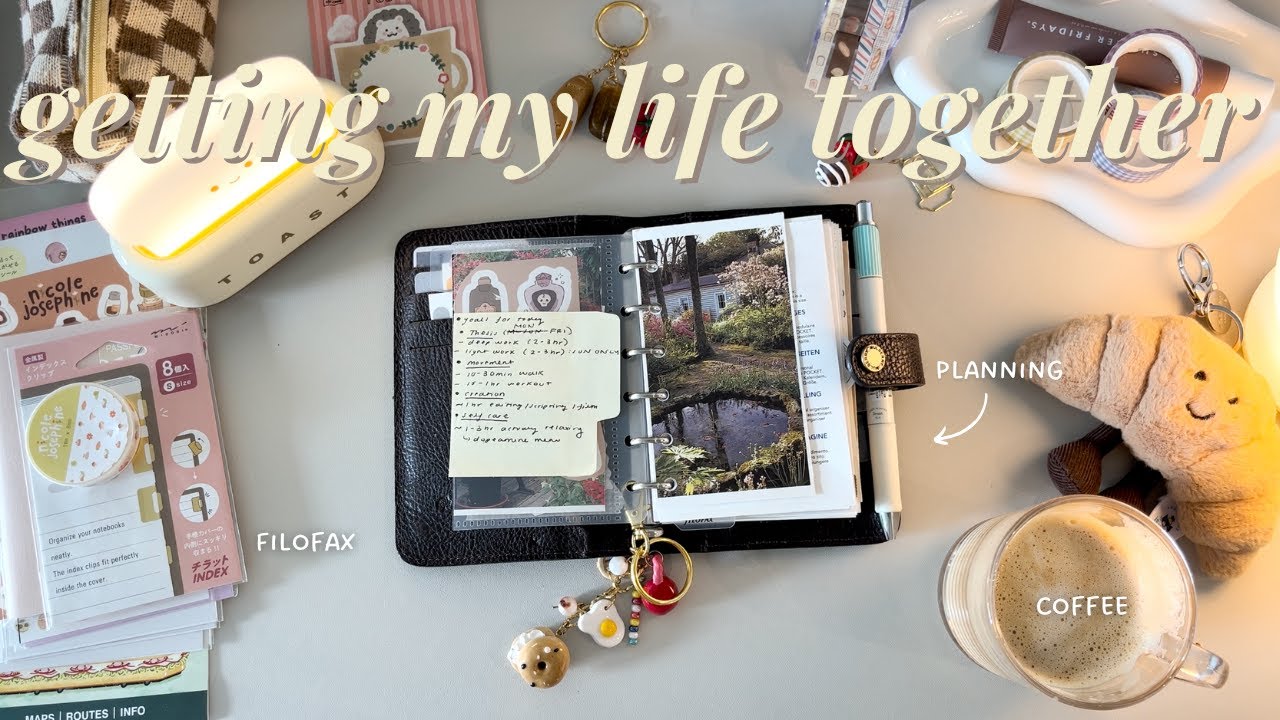 let’s plan for a productive month + stationery haul from the toronto stationery show