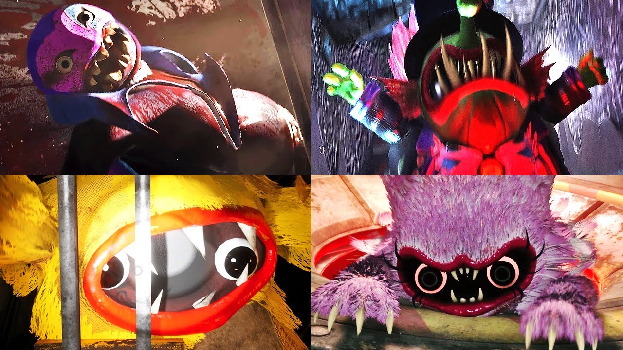 Joyville 1-2 - All BOSSES DEATHS COMPARISON from EVERY GAME
