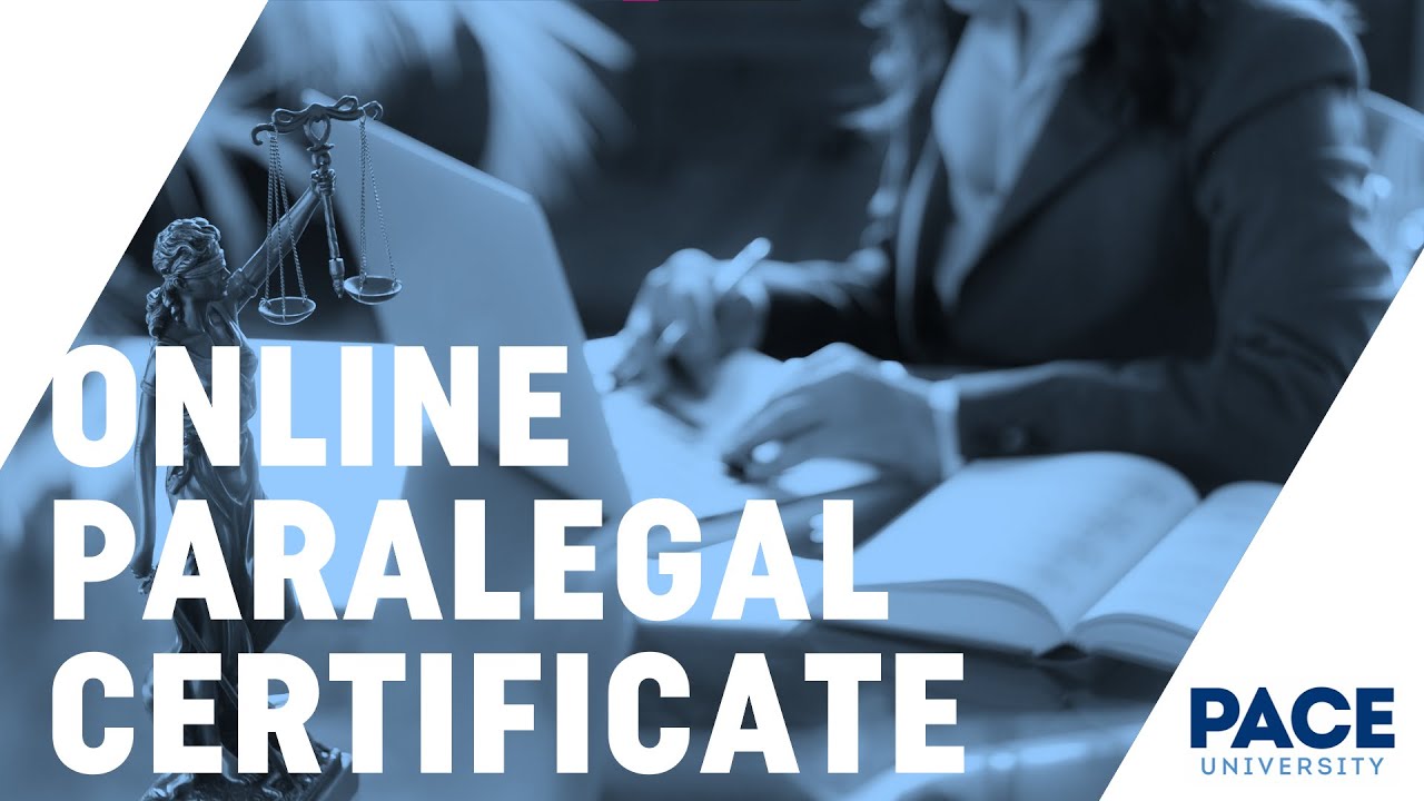 Pace University Online Paralegal Certificate Program