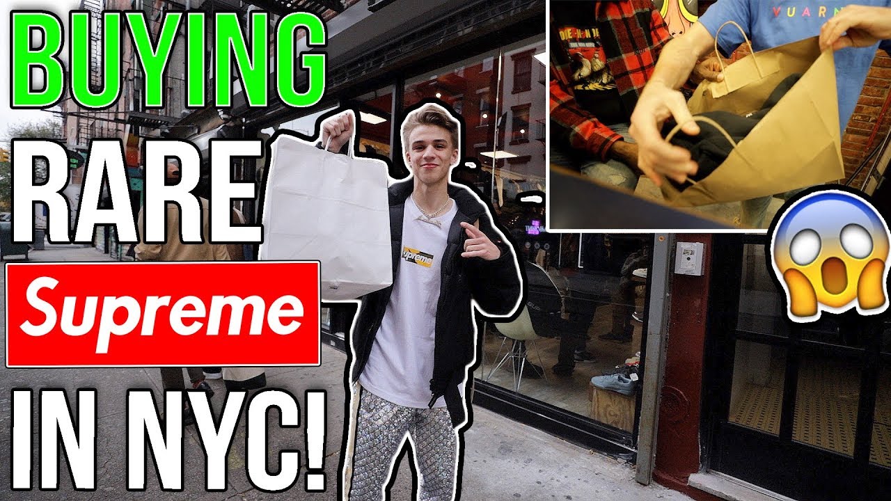 Buying SUPER Rare Supreme Clothing in NYC! (Hypebeast Shopping)