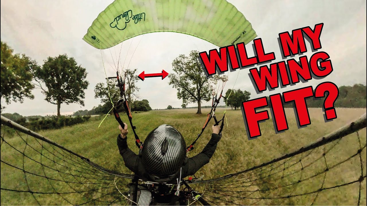 Raw PARAMOTOR  low flying