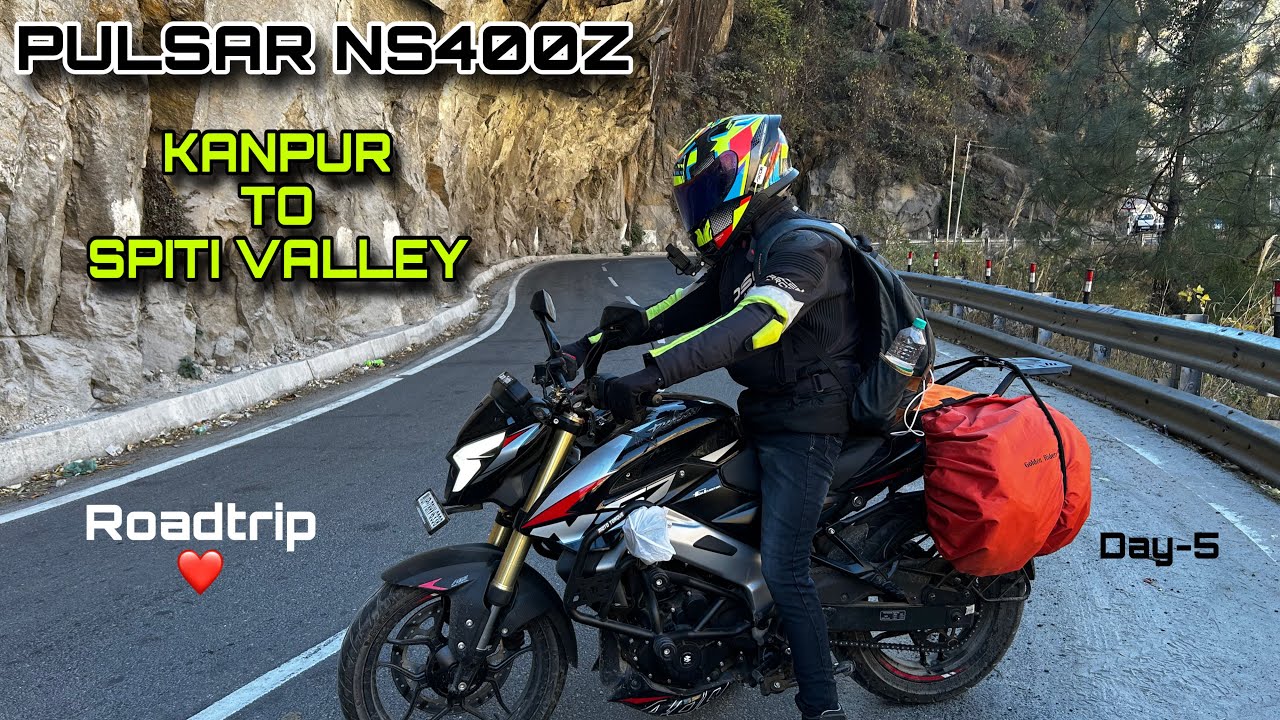 BAJAJ PULSAR NS400Z | KANPUR TO SPITI VALLEY ROADTRIP | NARKANDA TO POOH | HIMACHAL PRADESH | NS400z