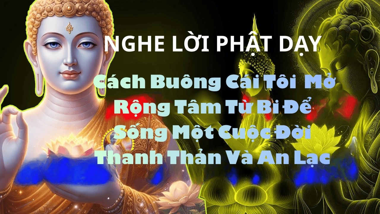 Phật Dạy Cách Buông Cái Tôi – Mở Rộng Tâm Từ Bi Để Sống Một Cuộc Đời Thanh Thản Và An Lạc