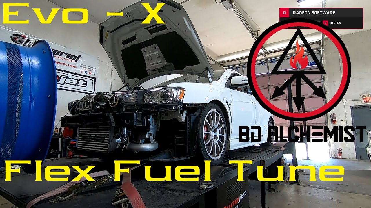 Evo X Flex Fuel Dyno Tune, Stock ecu, motor and Turbo