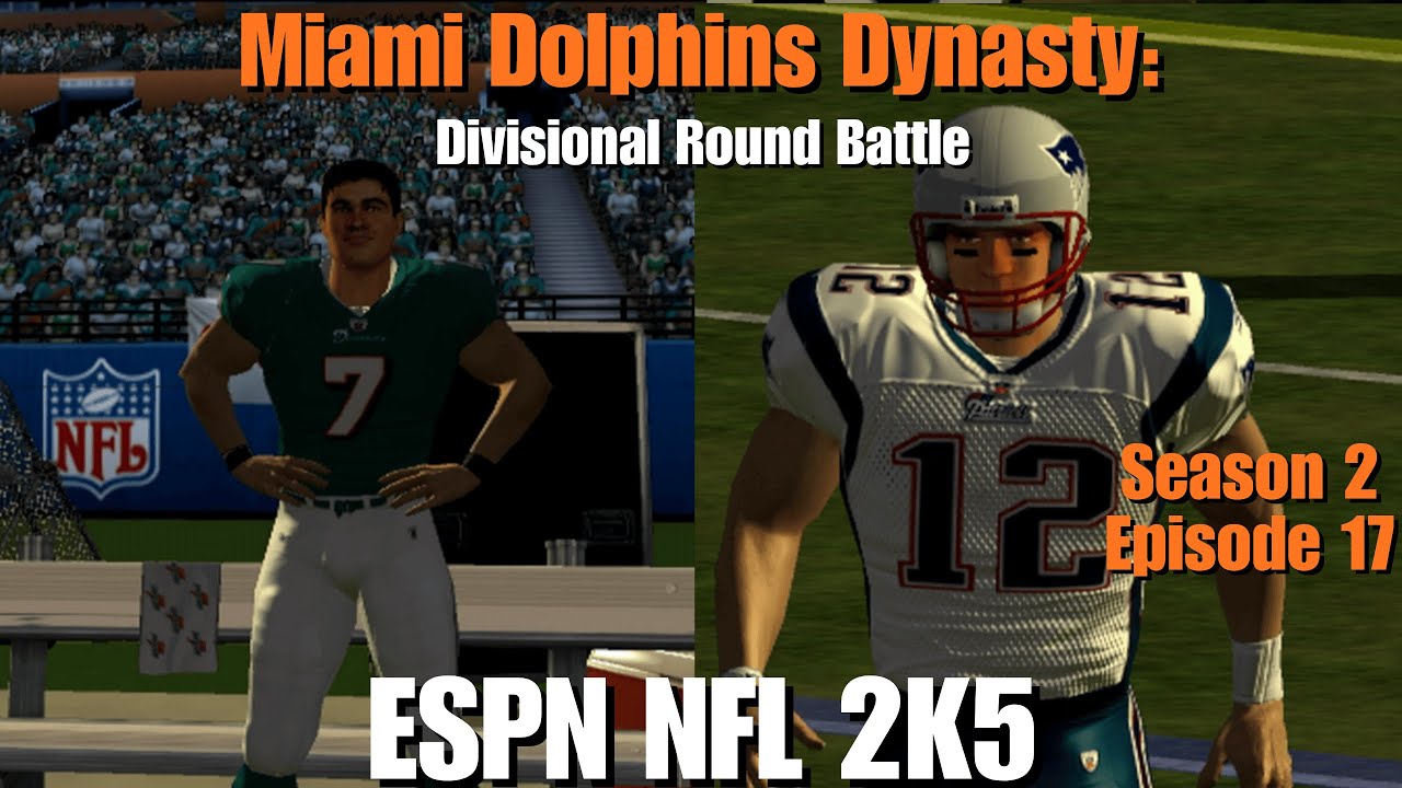 Divisional Round Rematch! S2 E17 Playoffs ESPN NFL 2K5 Miami Dolphins Franchise