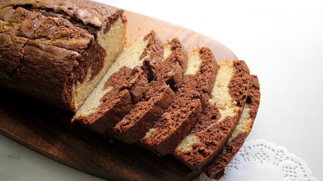 Marble Cake | The Best Marble Cake | Chocolate & Vanilla Marble Cake