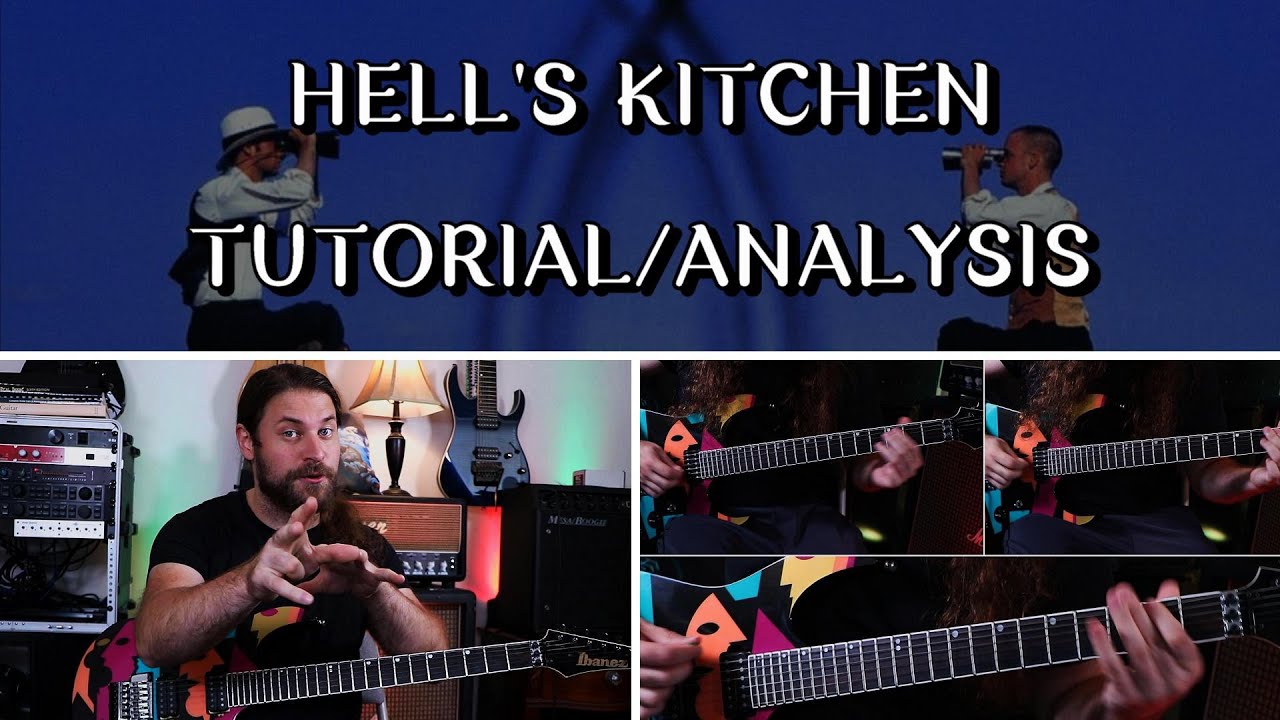 HELL'S KITCHEN Guitar Tutorial/Analysis (Dream Theater) [Let's Learn Falling Into Infinity EP #6]