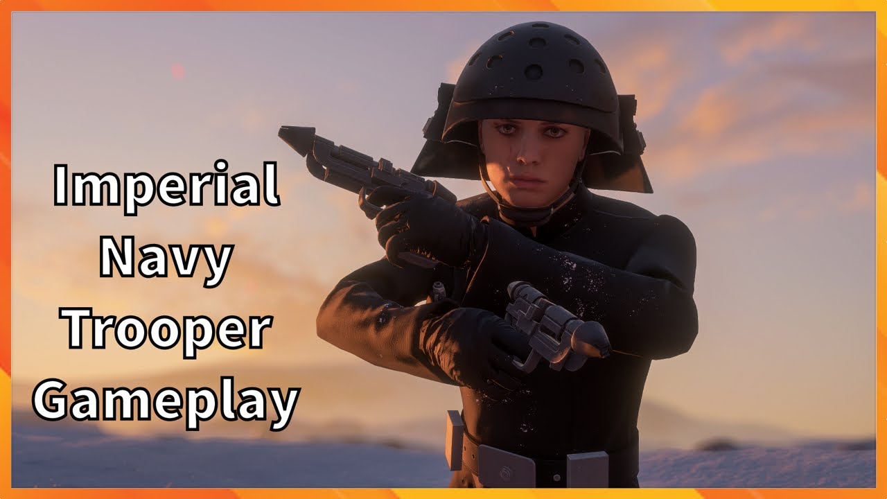 Imperial Navy Trooper Gameplay Star Wars Battlefront 2
