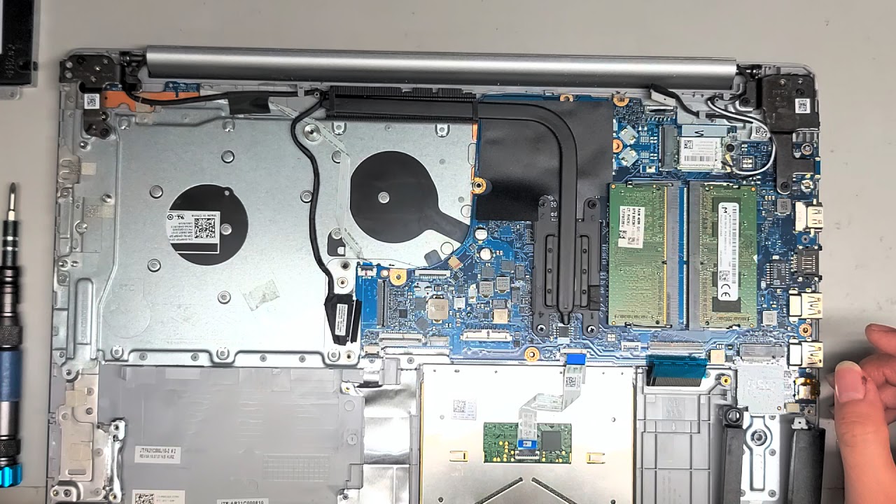 DELL Inspiron 5575 Complete Disassembly RAM SSD Hard Drive Upgrade Keyboard Replacement Part 1 of 2
