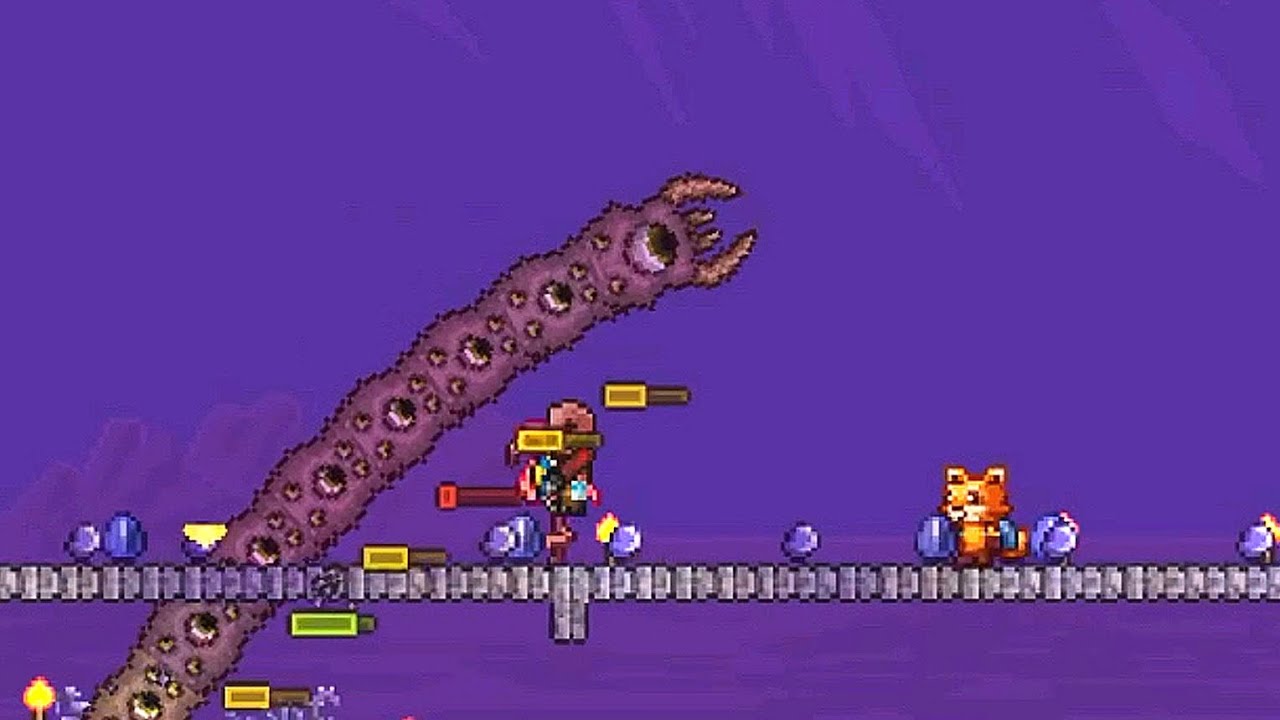 Terraria Eater Of Worlds Boss Fight