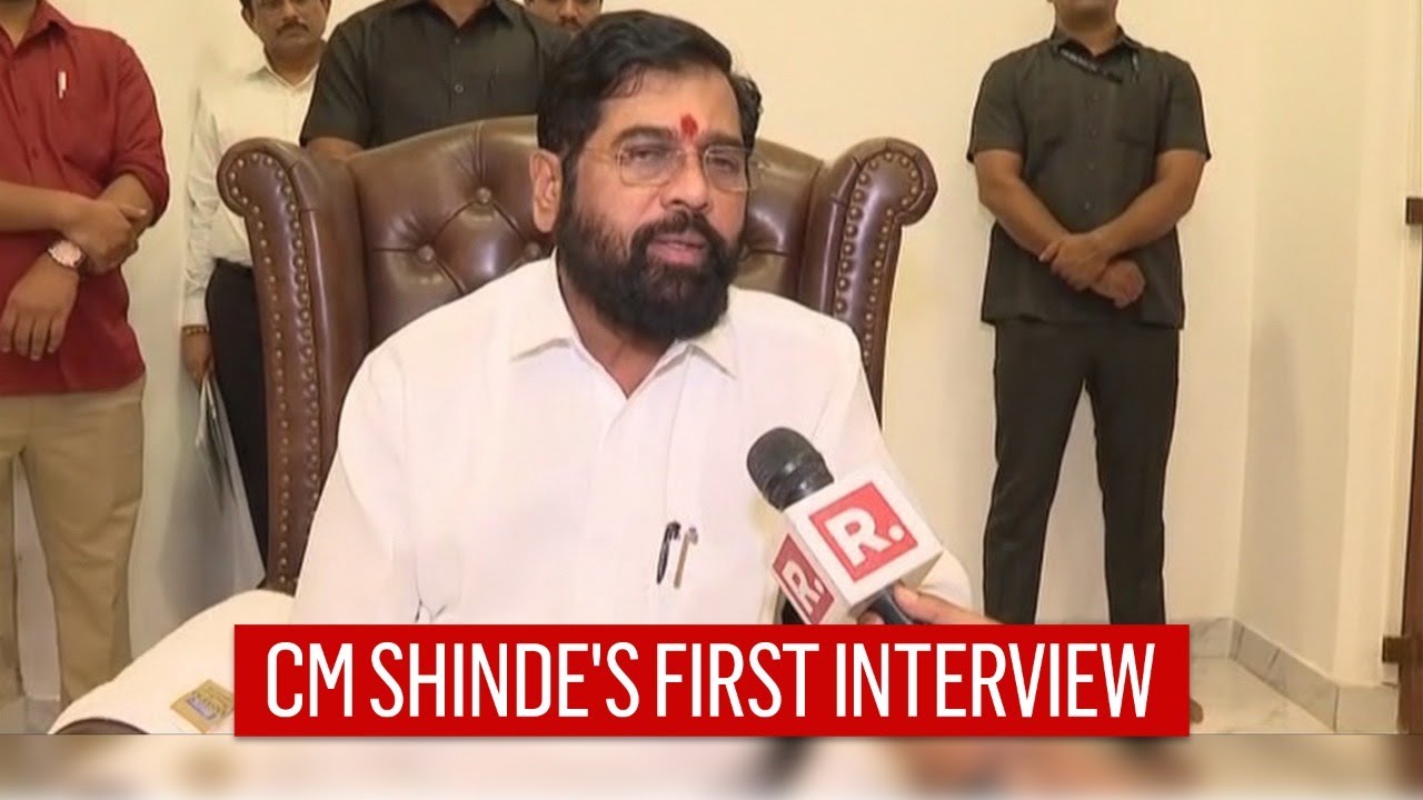 Eknath Shinde's First Interview To Republic As Maharashtra CM | EXCLUSIVE