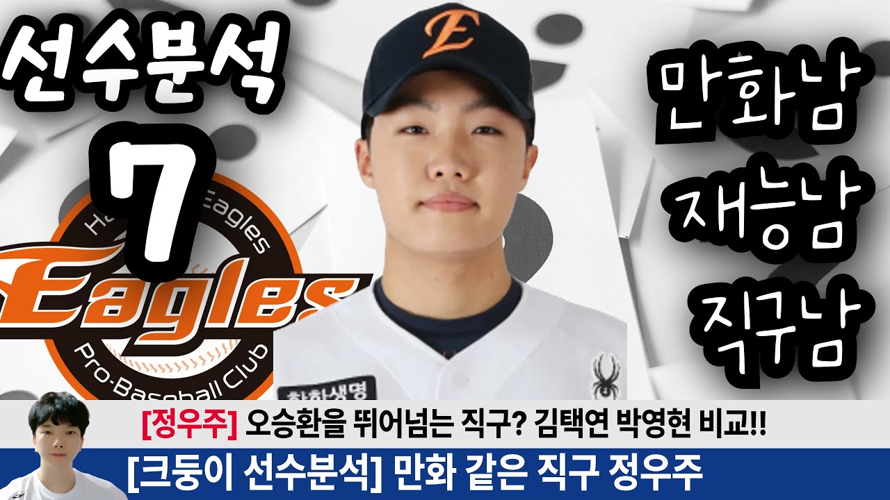[크둥이 선수탐구7] 정우주 전성기 오승환 직구 보다 뛰어날까? 김택연 박영현 정우주 비교 + 정우주의 성장 스토리! #정우주 #오승환 #김택연 #박영현 #한화이글스 #이글스tv