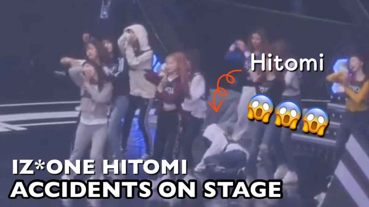 IZ*ONE Hitomi Accidents On Stage