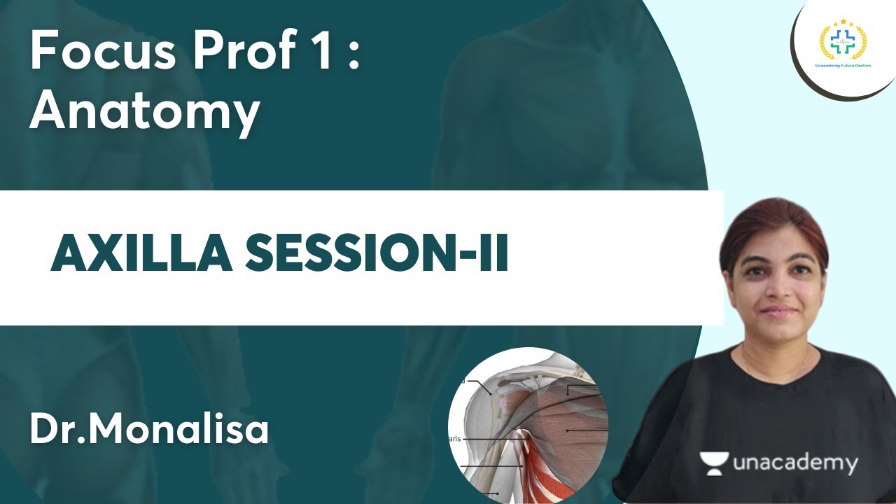 Подмышечная сессия II | Профессиональная подготовка 1: Анатомия | Unacademy Future Doctors l Dr.M...
