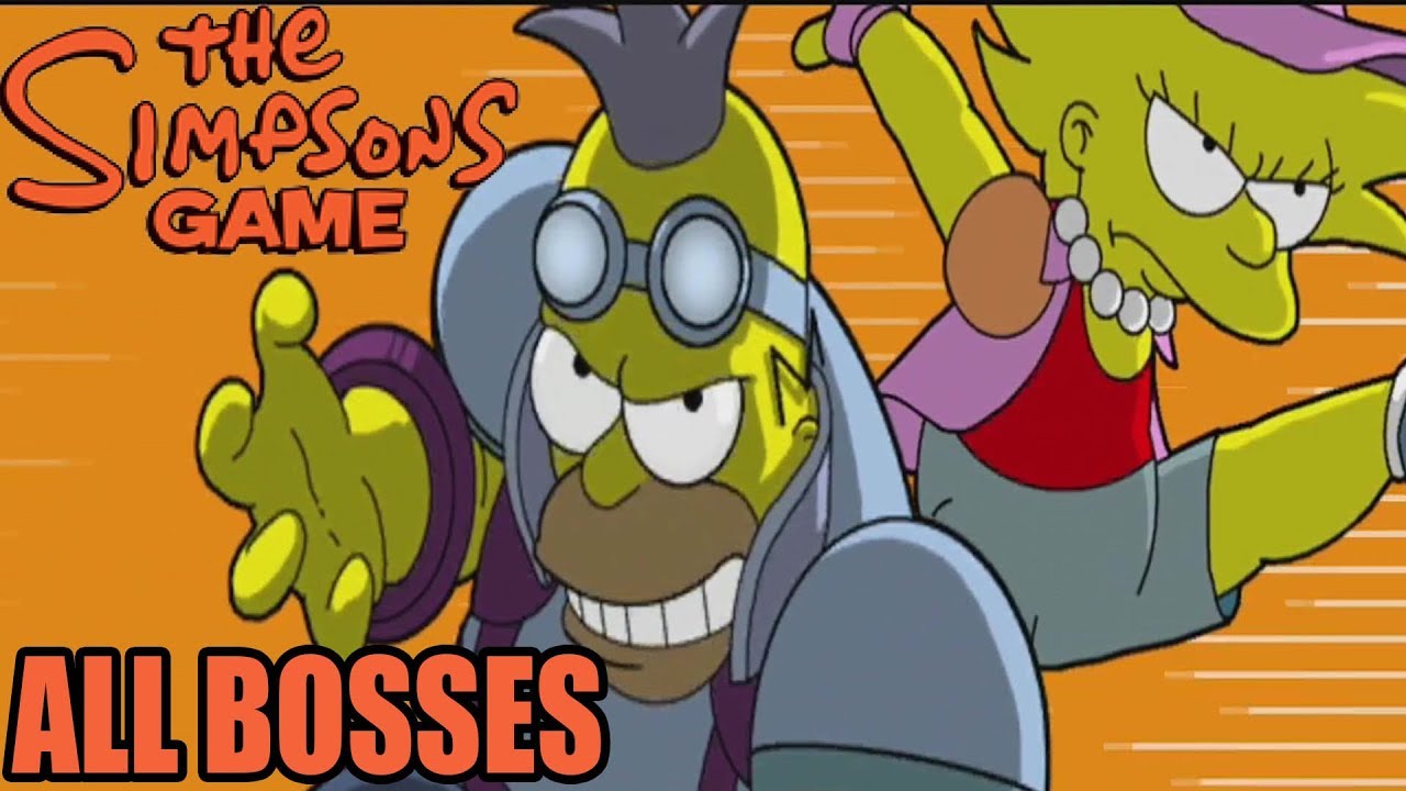 The Simpsons Game All Bosses
