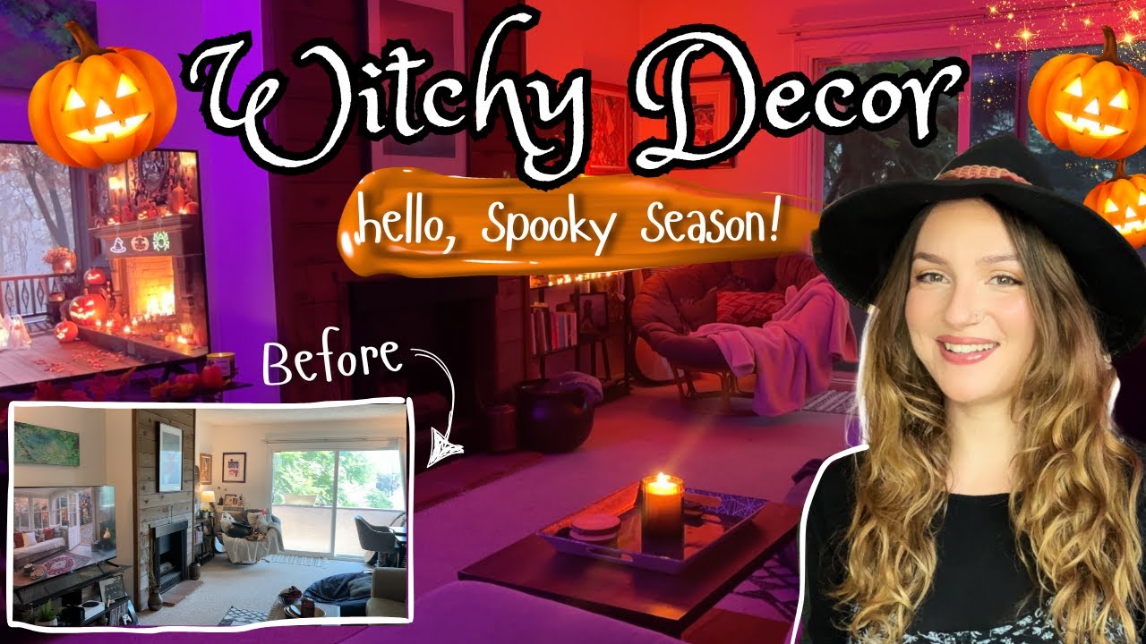 Decorate With Me! Cozy Witchy Fall Apartment Glow Up 🍂✨