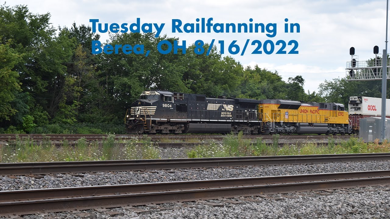 Tuesday Railfanning in Berea, OH (8/16/2022)