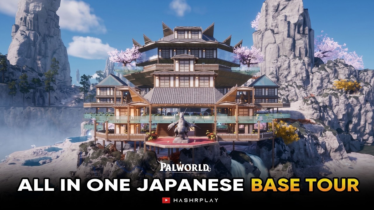 The BEST All In One Japanese Base Location & Build in Palworld 1.0 #palworld