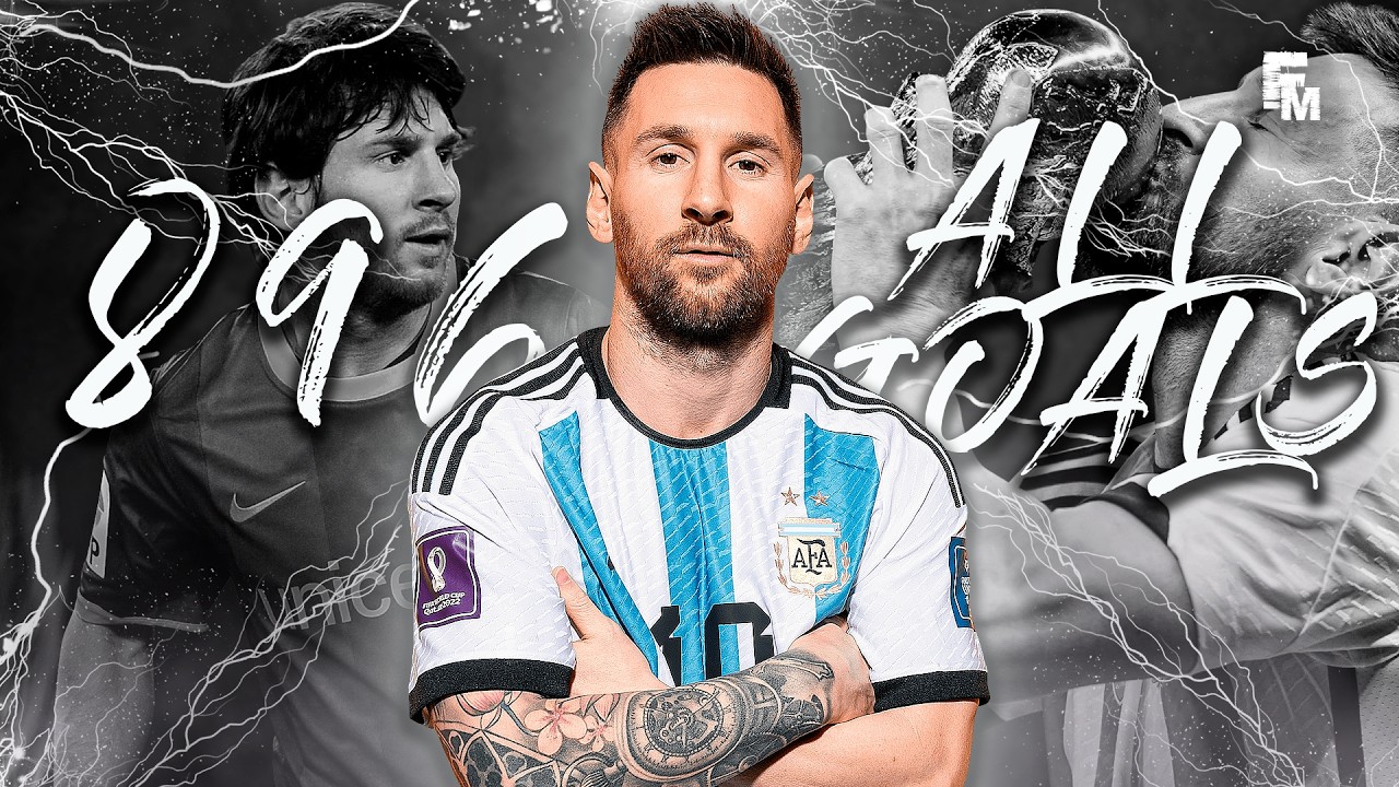 Lionel Messi  - All 896 goals in Career - 2005 - 2025