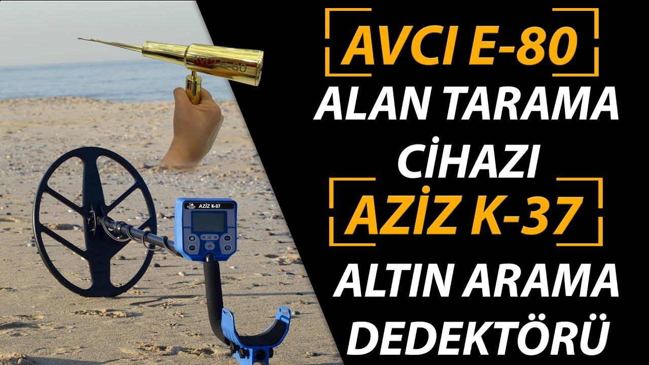 Altın Dedektörü Aziz K-37 Ve Avcı E-80 Alan Tarayıcı İle Define Macerası Videosu