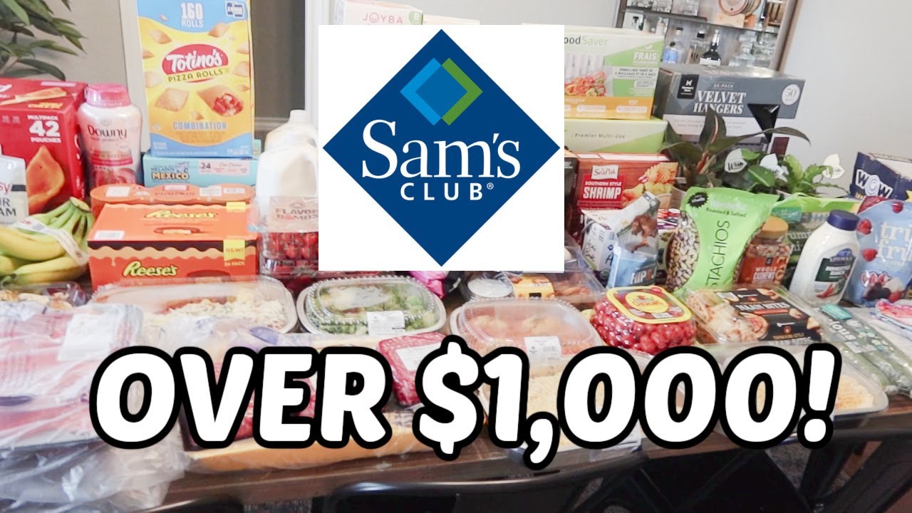 Massive Sam's Club Haul with Prices