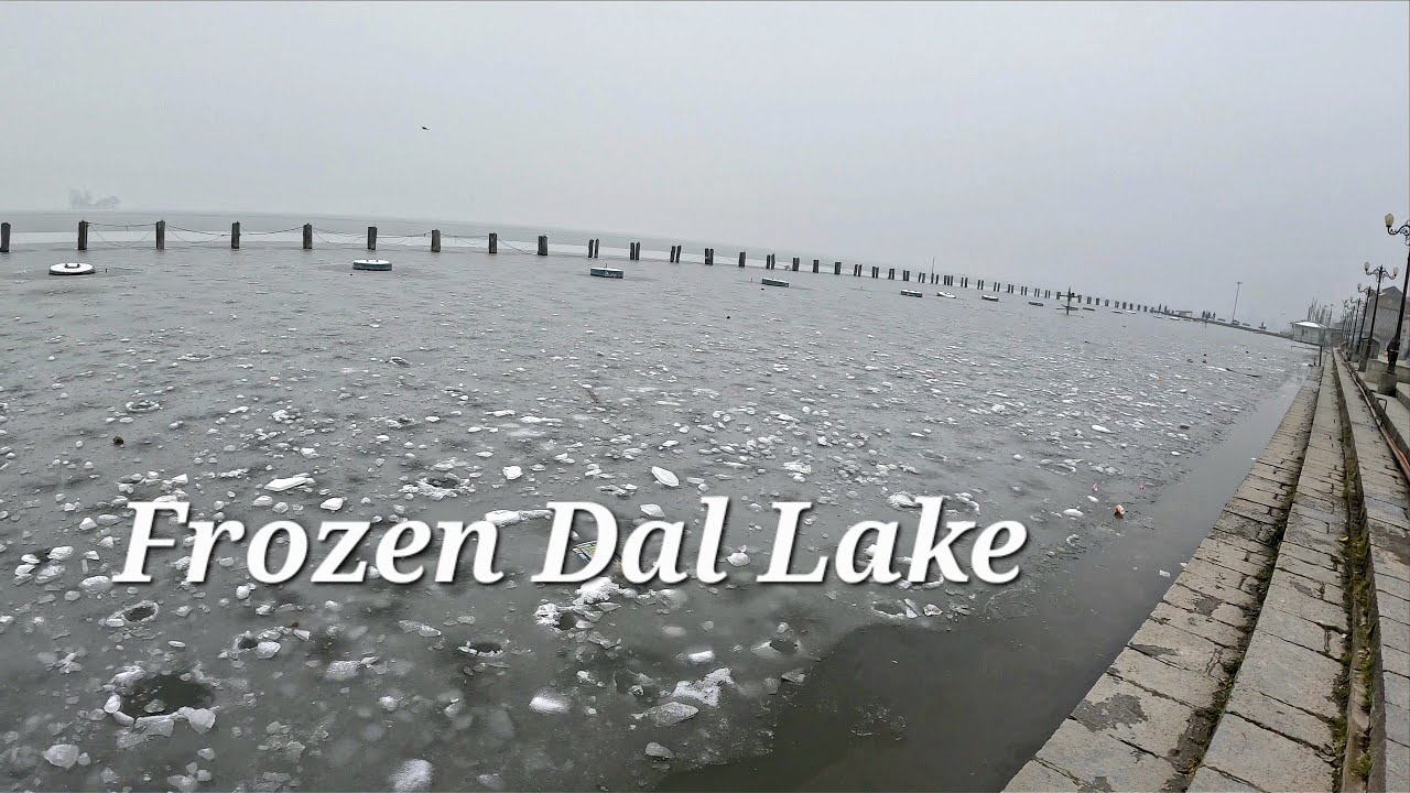 डल झील जम गई! Frozen Dal Lake | Srinagar | Kashmir | Travel vlog
