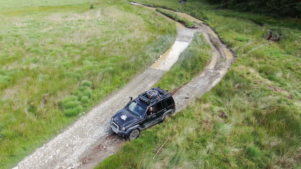 Strata Florida Wales 4x4 Offroading Drone Shots