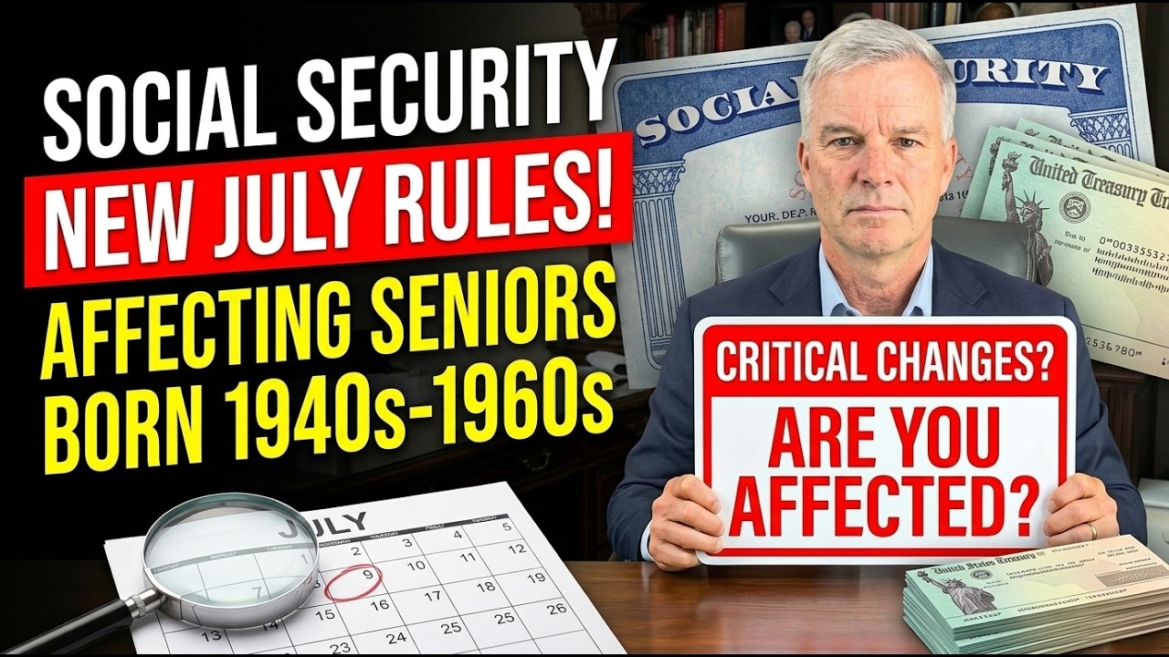 Social Security Introduces New July Rules Affecting Seniors Born in the 1940s, 1950s, and 1960s