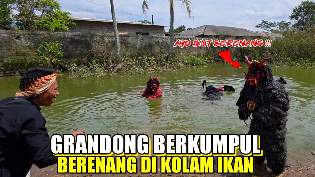 GRANDONG ILIK DAN OPPA ADUL MENGHIBUR WARGA SEKAMPUNG❗️❗️KUDA LUMPING PGM 💥 LEMBUR KURING