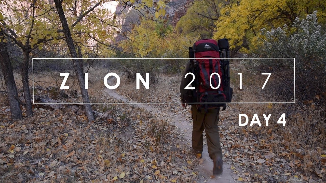 Zion Fall 2017: (Day 4) Landscape Photography in Zion National Park