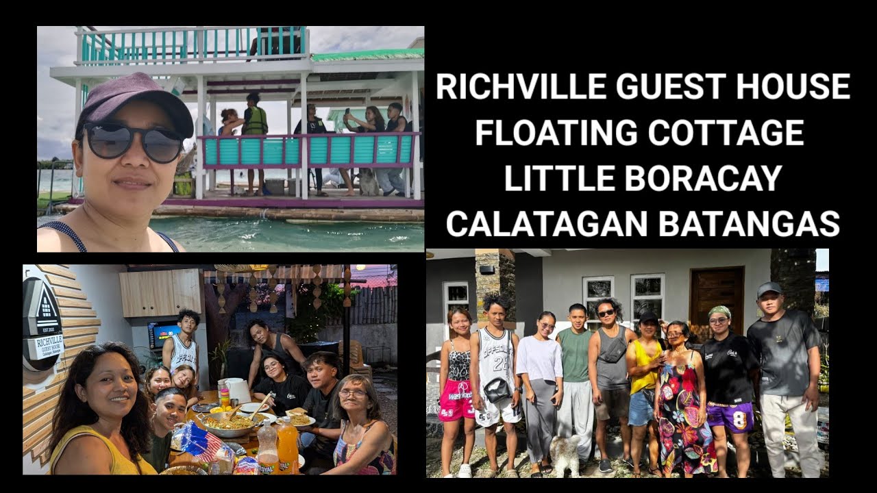Richville Guest House/Floating cottage/ Little Boracay, Calatagan Batangas