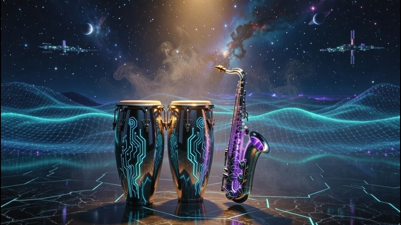 Congas y Sax | Latin Jazz Meditation Sessions 🎷 Focus Music