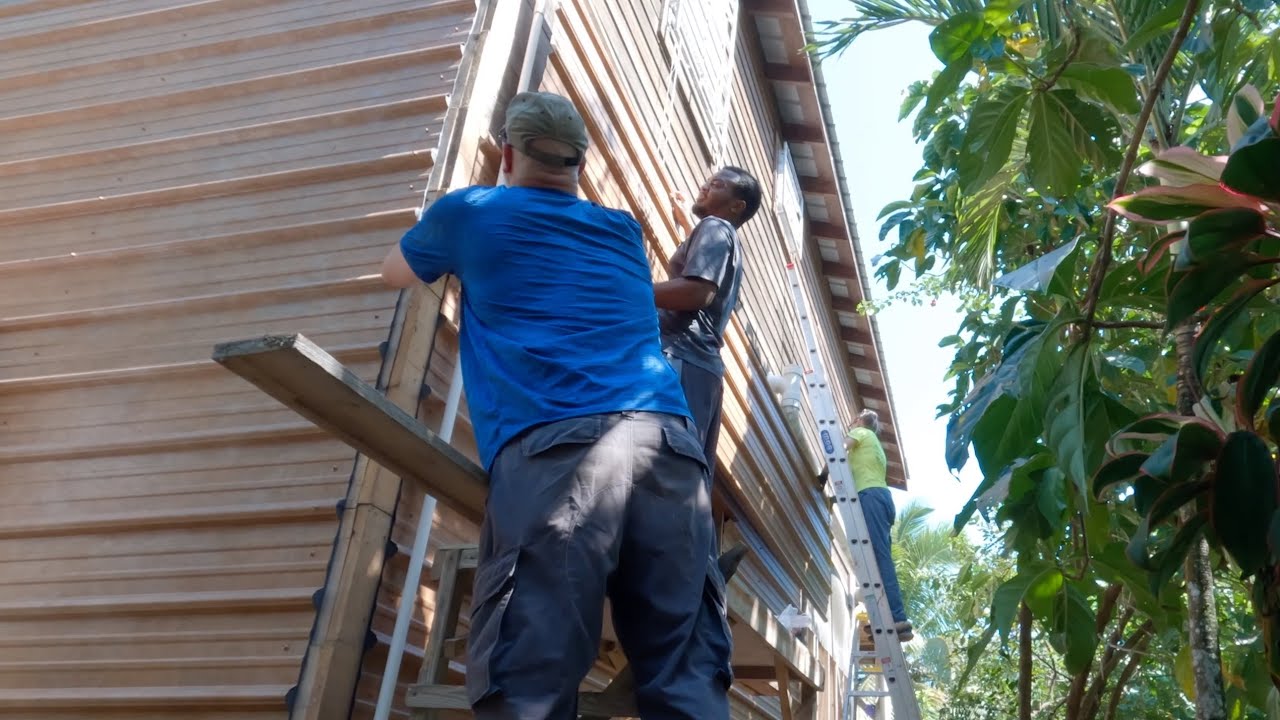 Zinc Siding on House Part 1 Belize 2025
