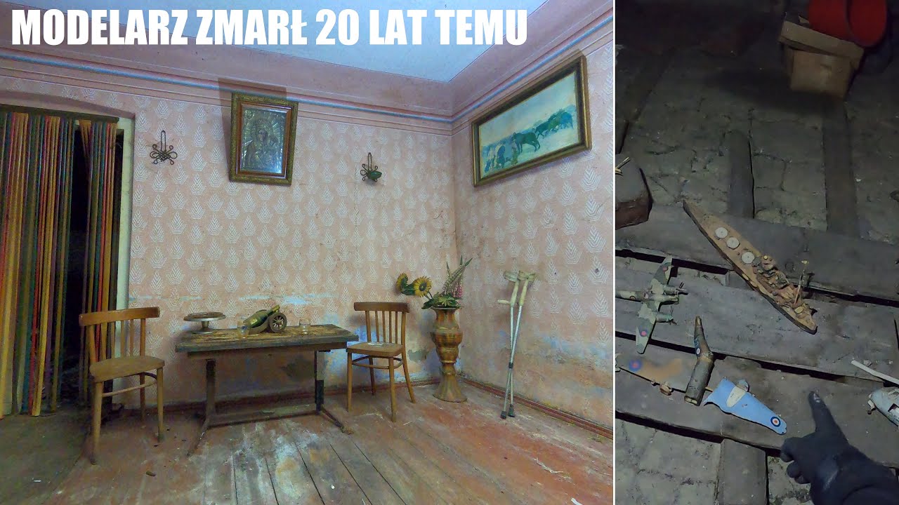 Opuszczony dom modelarza z wodą i prądem - Urbex Relax