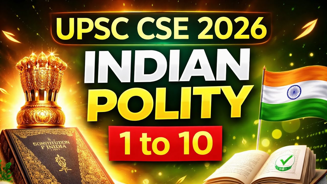 Indian Polity ! Questions and Answers for UPSC CSE 2026 
