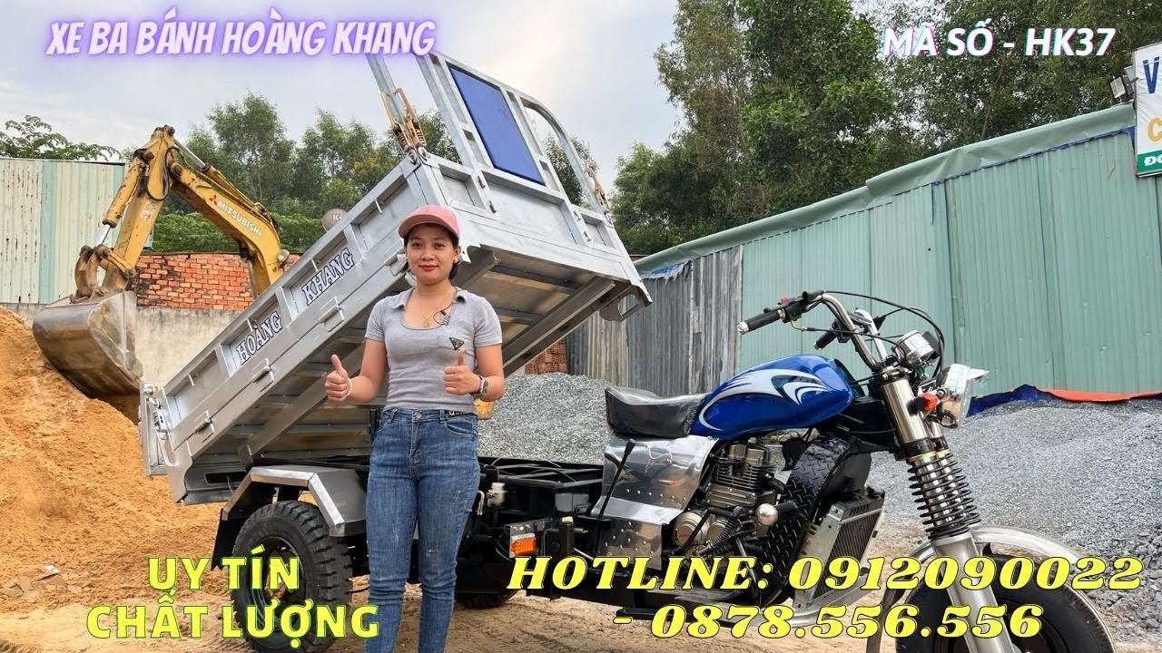 Review Mẫu Xe Ba Bánh Đẹp & Chắc Chắn Ai Cũng Có Thể Sử Dụng - Xe Ba Bánh Hoàng Khang LH: 0912090022