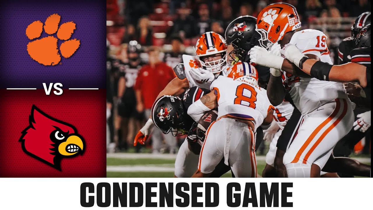 Clemson vs. Louisville Condensed Game | 2025 ACC Football
