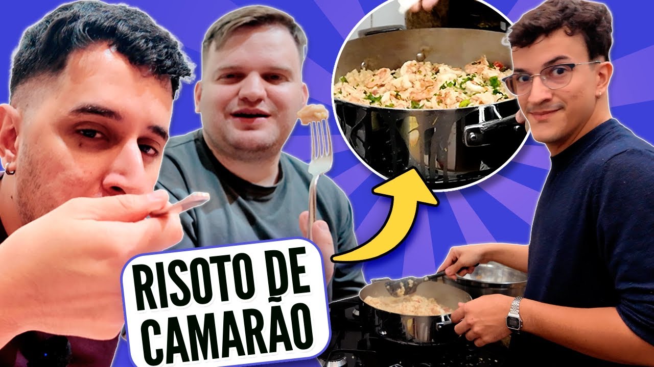 RECEITA de RISOTO DE CAMARÃO do MEU IRMÃO