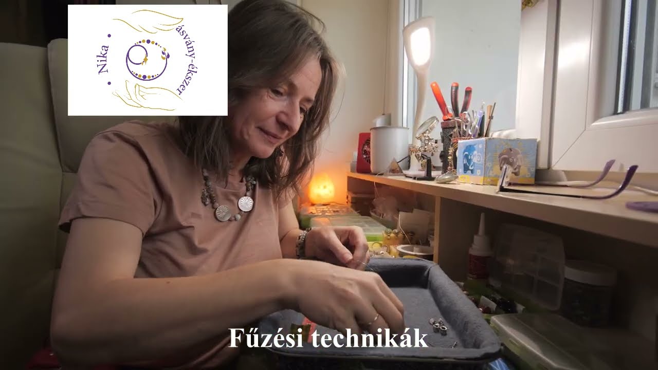 Nika ásvány-ékszer - Fűzési technikák