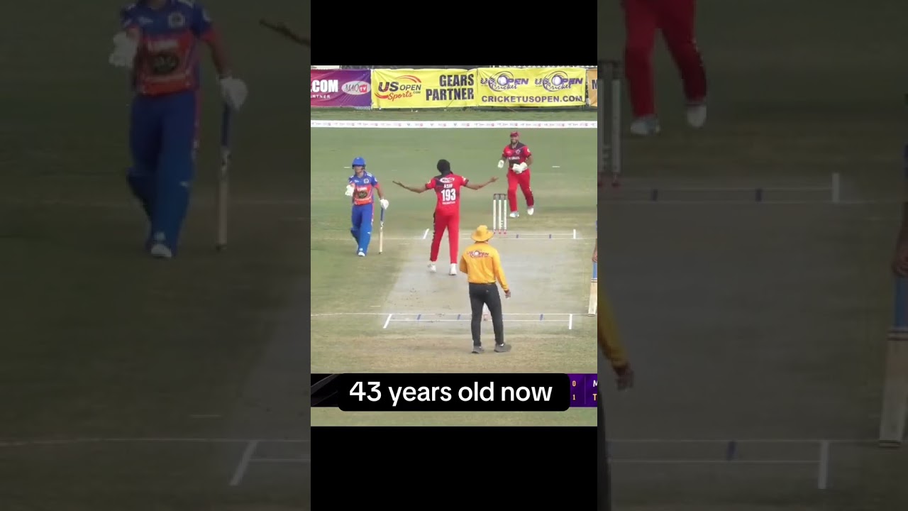 43 year old Mohammad Asif Now still same swing and control. Insane
