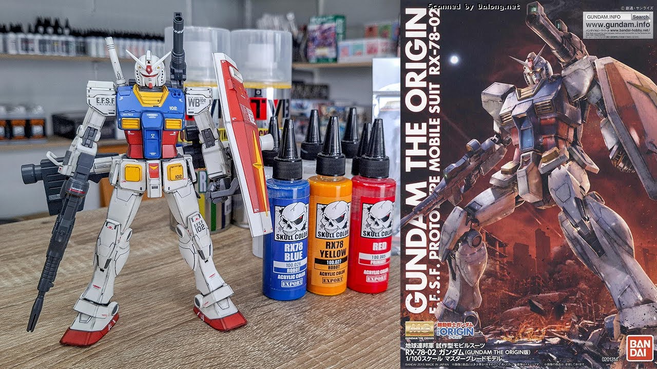 แนะนำมือใหม่ประกอบ Gundam RX-78-2 The Origin MG1/100 ที่ร้าน Gundamsmith By Toytrick