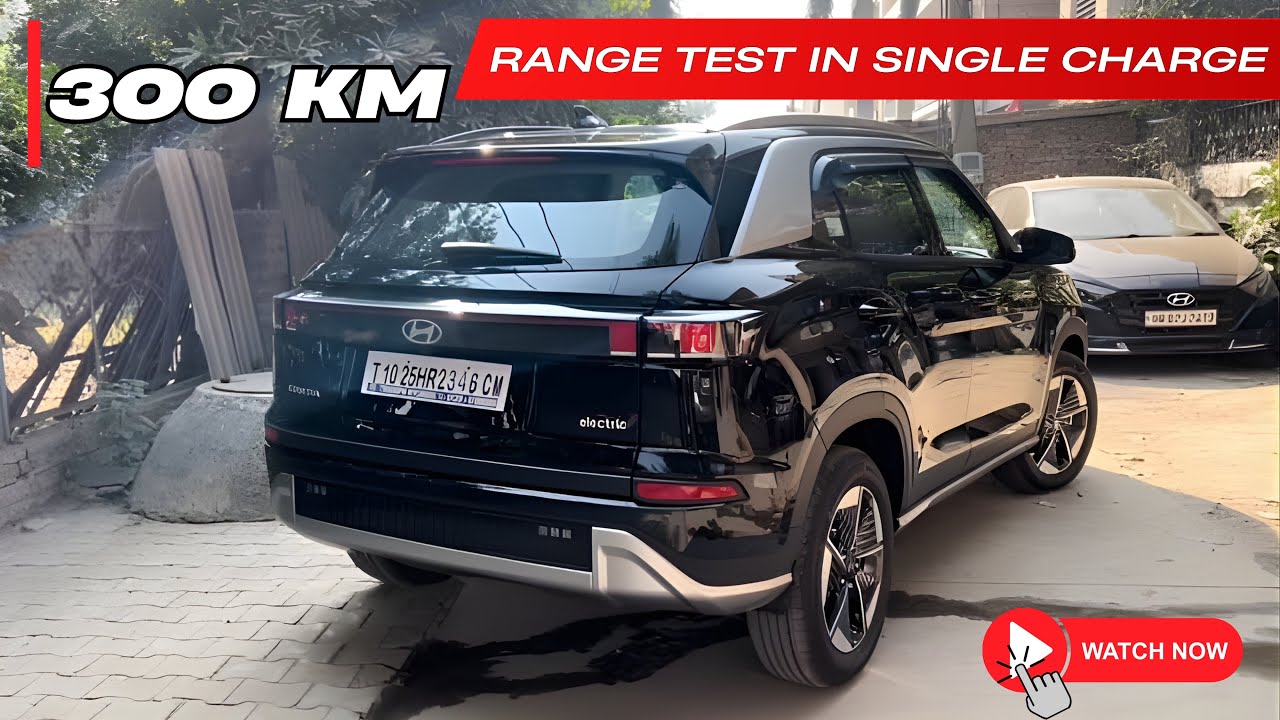 Creta EV 42 KWH 300 Km Range Test Unexpected Results 🤯 On Highway at 120 Km/hr