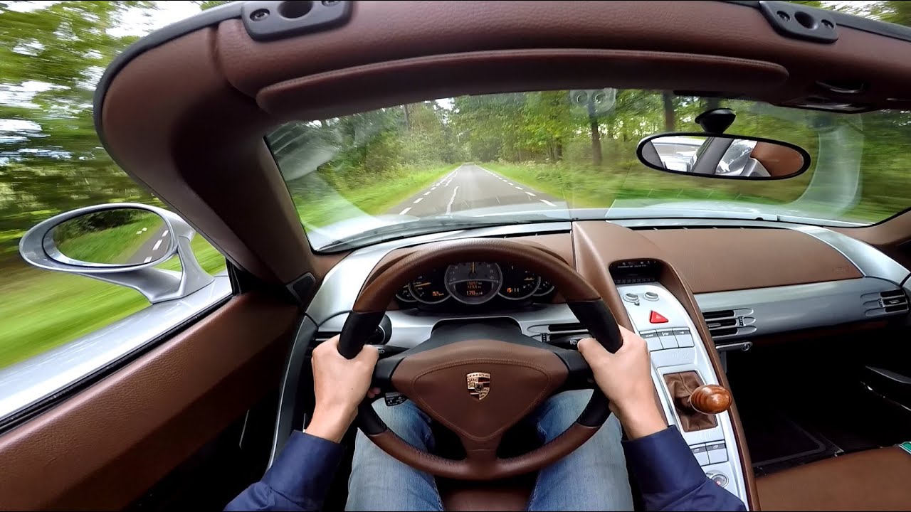 POV Drive: Porsche Carrera GT w/ Straight Pipes!