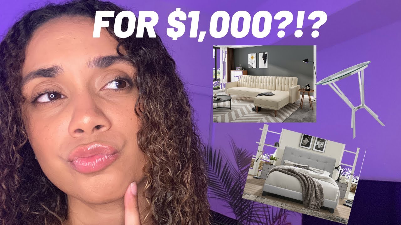 How to Furnish & Decorate a 2 Bedroom Apartment for Less than $2,000 | on a budget, DIY, furniture